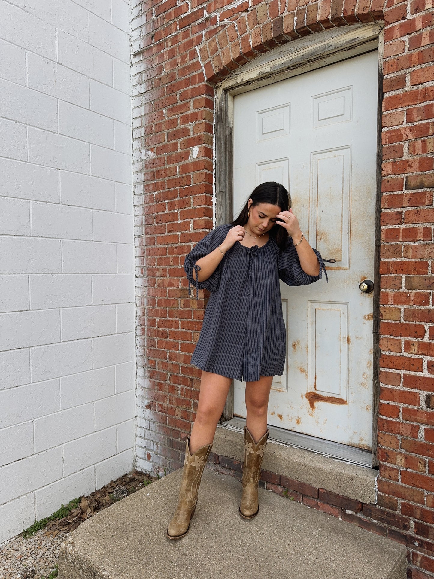 Nellie Striped Romper