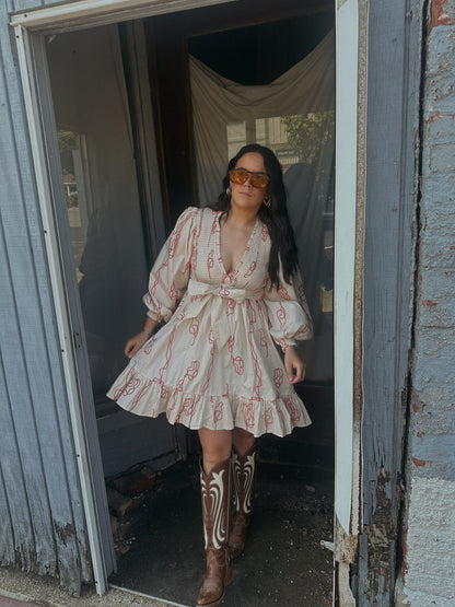 Poppy Chain Stitch Dress