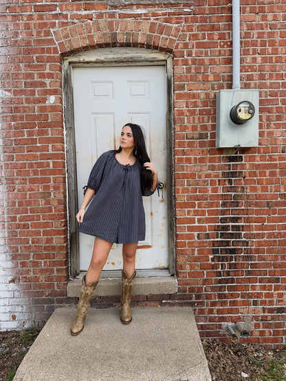 Nellie Striped Romper