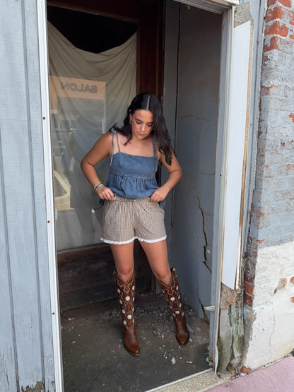 Georgia Gingham Shorts