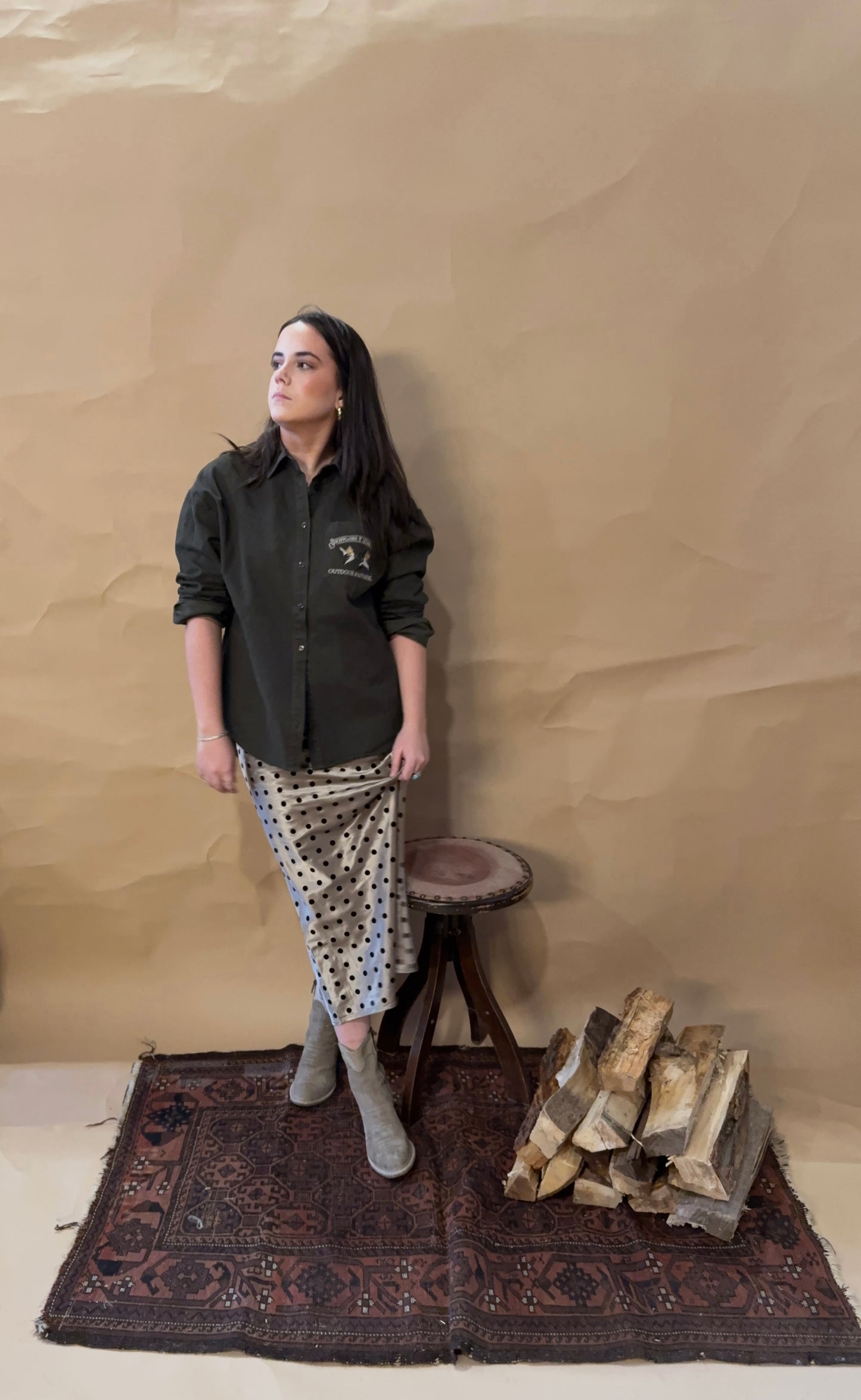 Wildland Embroidered Button Up