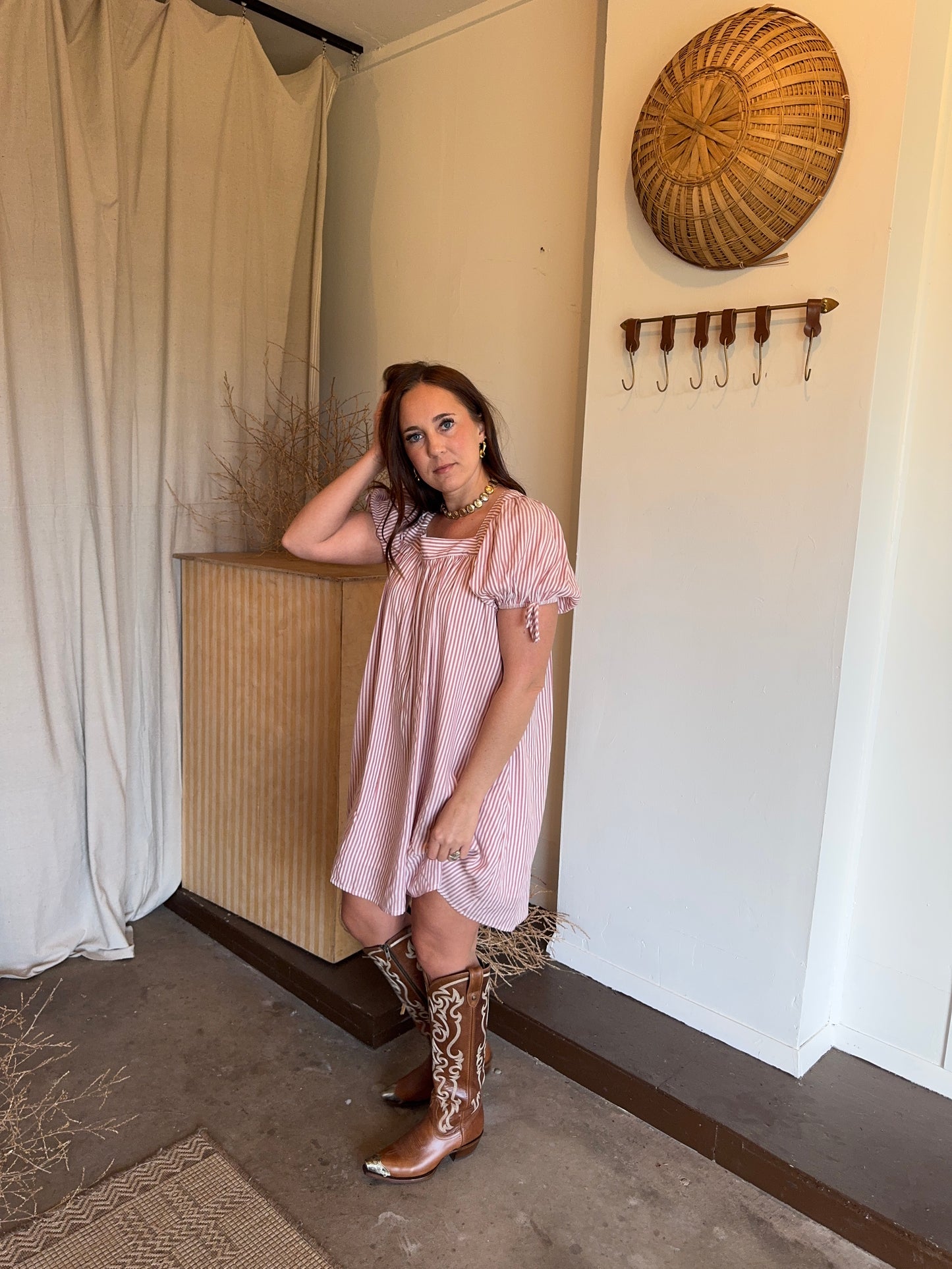 Shaylee Striped Dress