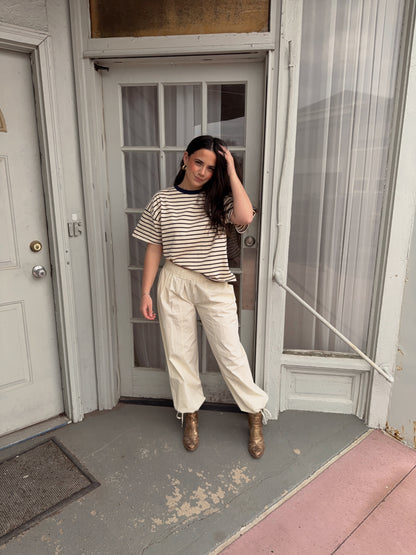 Addy Striped Cotton Tee