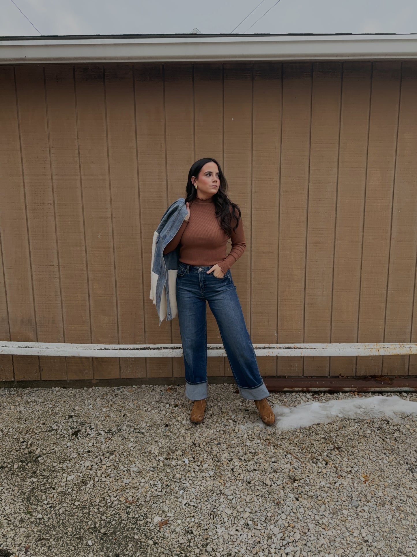 Everyday Ribbed Layering Top