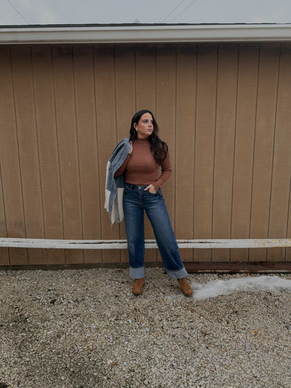 Everyday Ribbed Layering Top