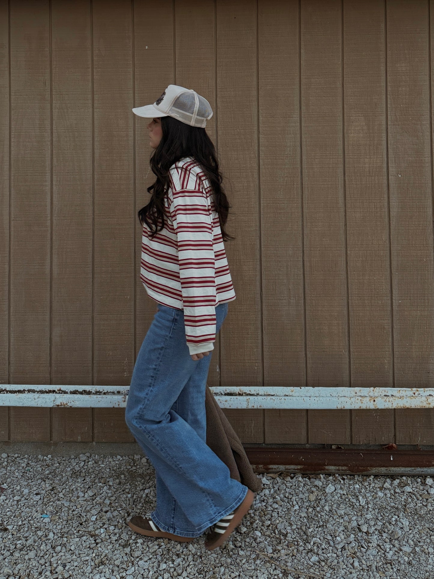 Retro Range Striped Top