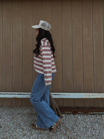 Retro Range Striped Top