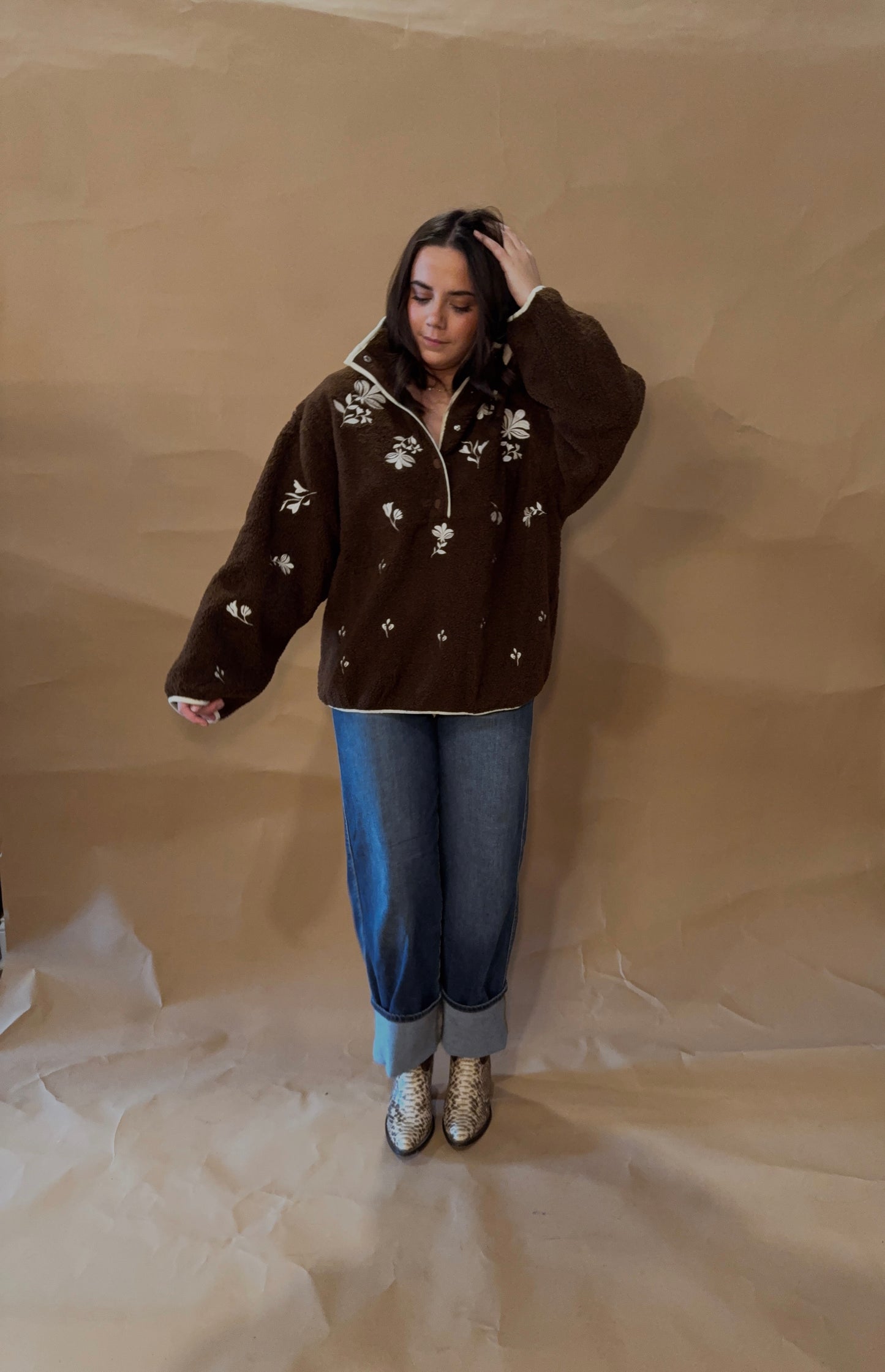 Reese Embroidered Pullover