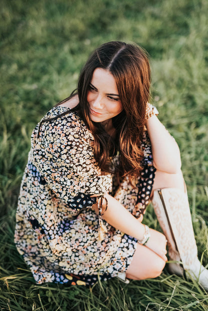 Meet Me At Midnight Floral Dress