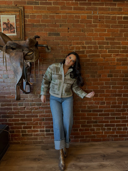 Bandana Quilted Jacket