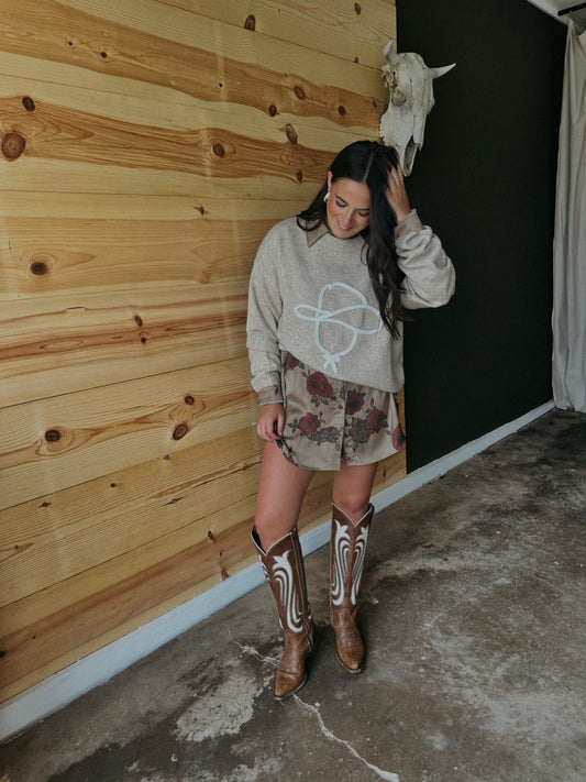 Cowboy Silhouette Sweater