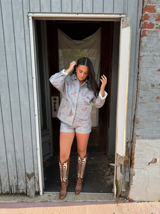 Cowgirl Blues Shorts