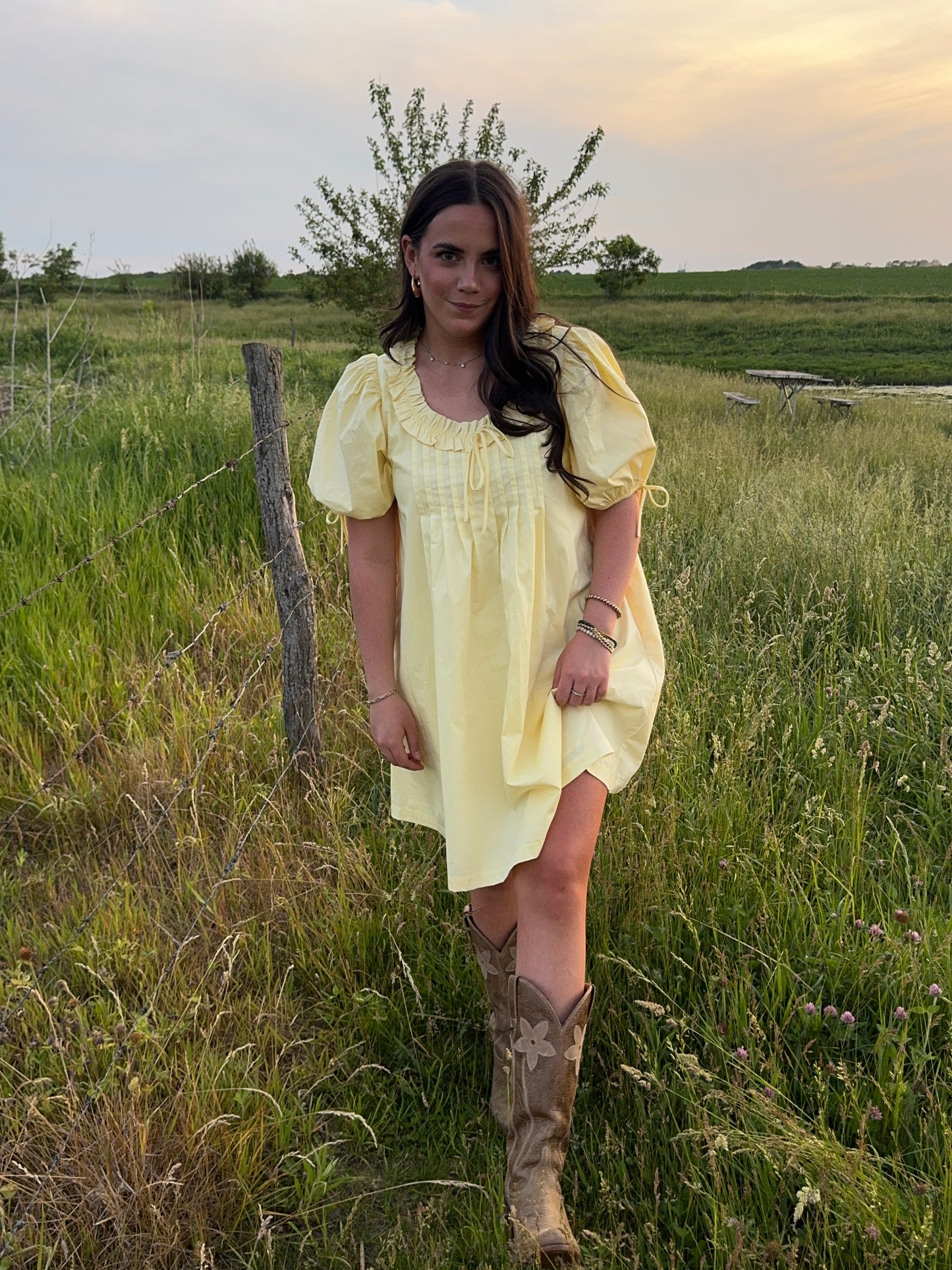 Peyton Pin-tuck Dress