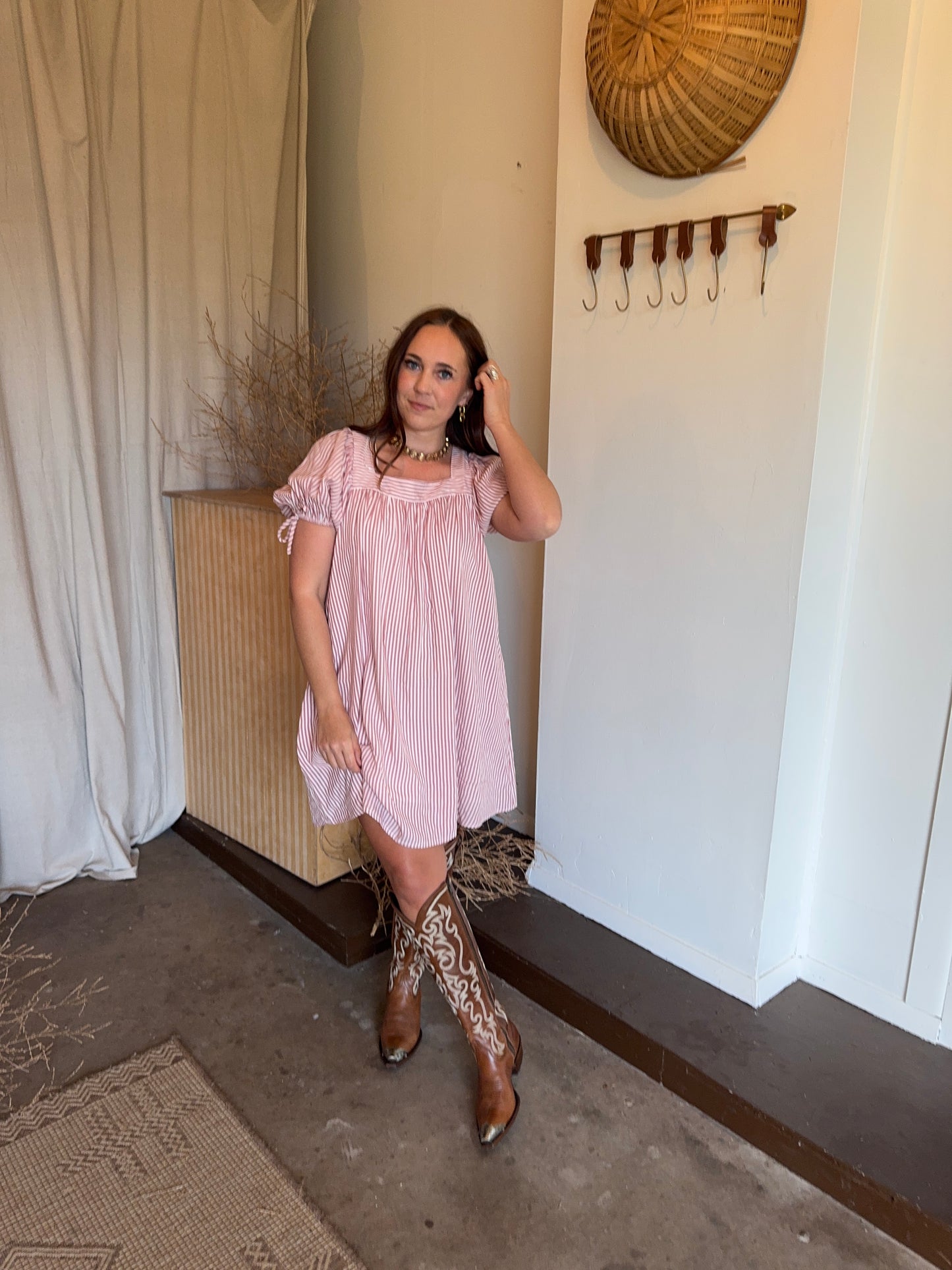 Shaylee Striped Dress