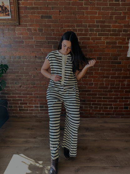 Stanford Striped Jumpsuit