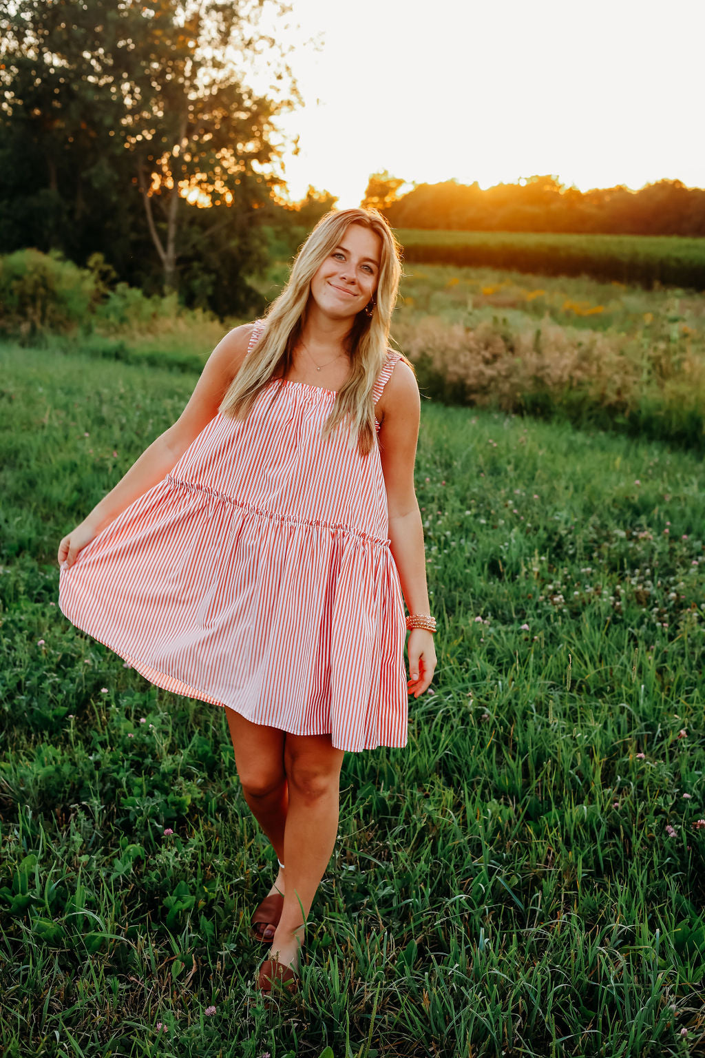 Lou Striped Dress