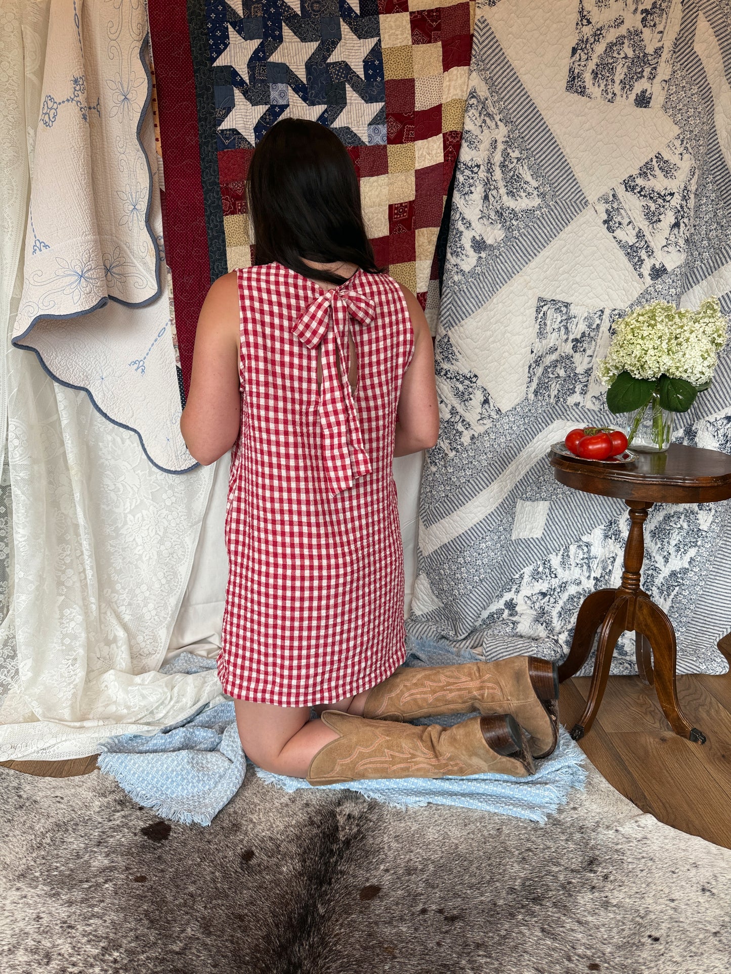 Ginny Gingham Dress