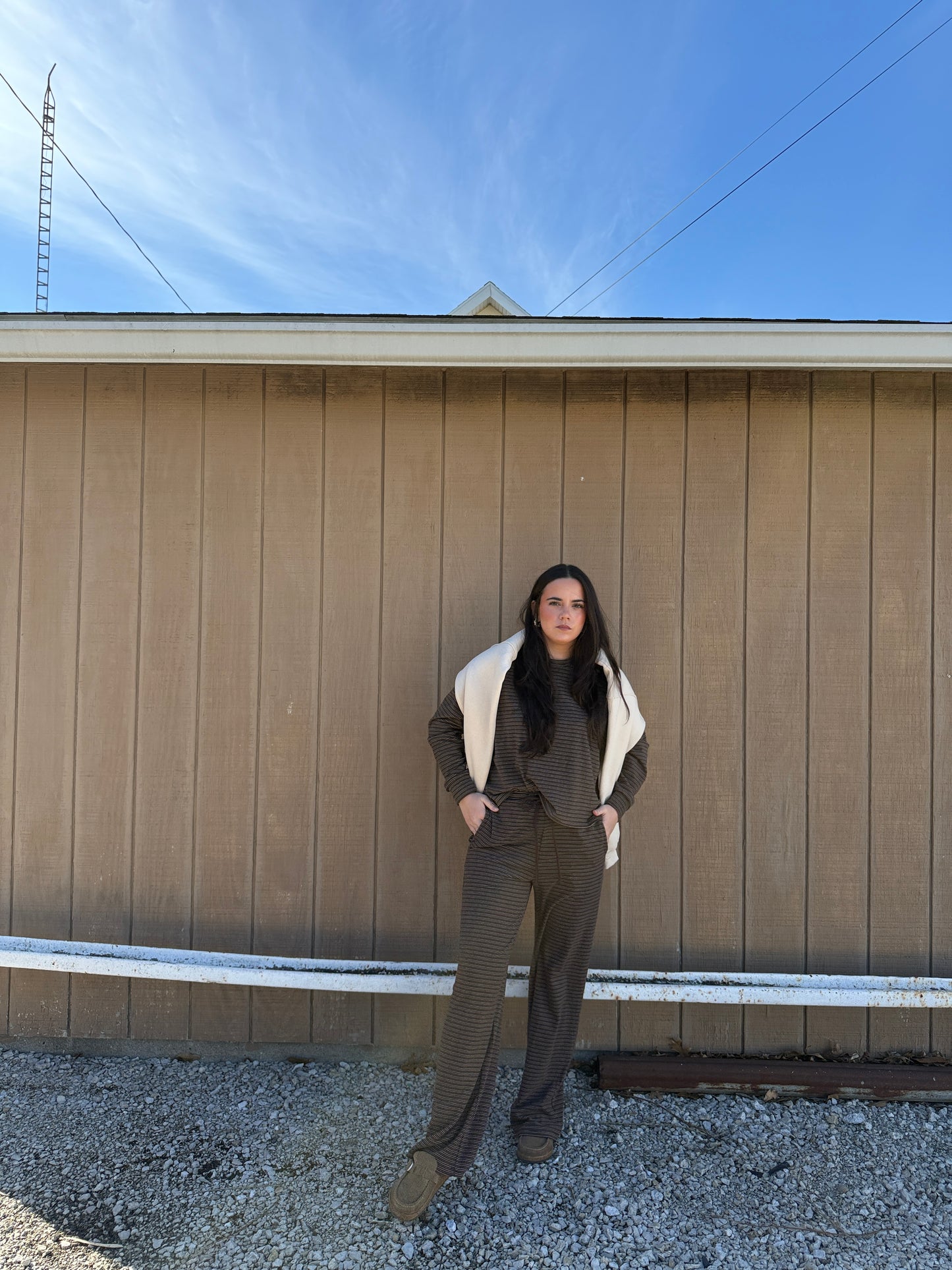 Allie Striped Lounge Pant