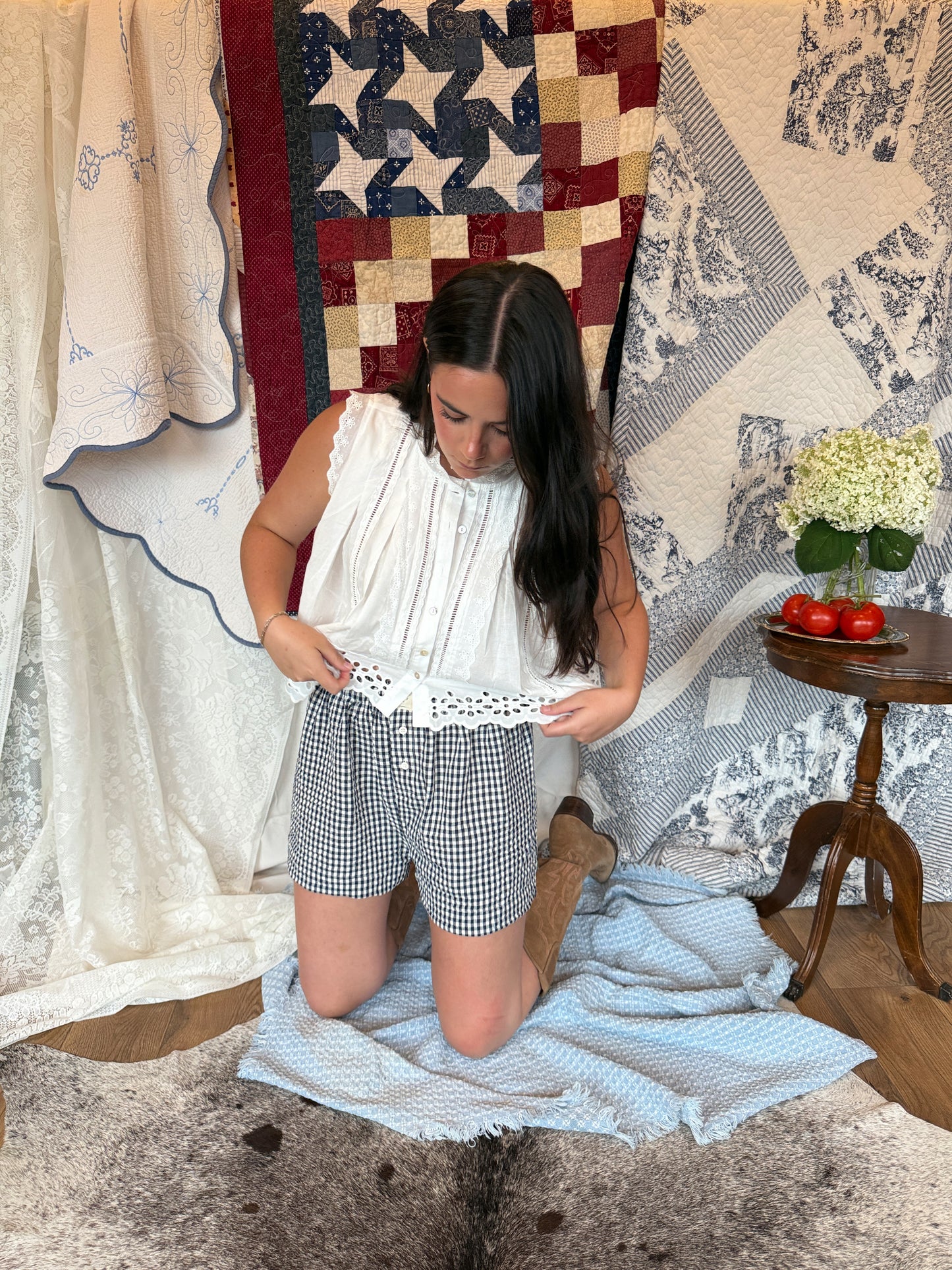Gabby Gingham Shorts
