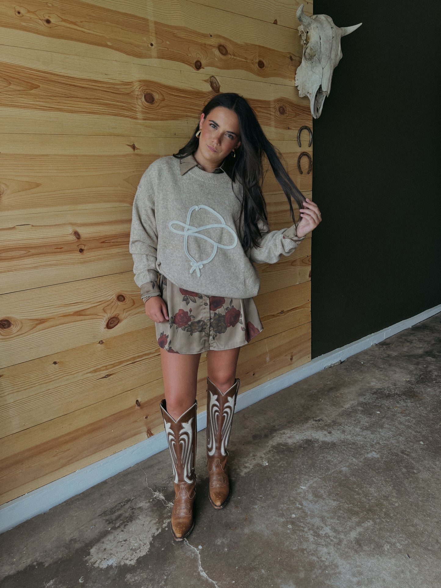Cowboy Silhouette Sweater