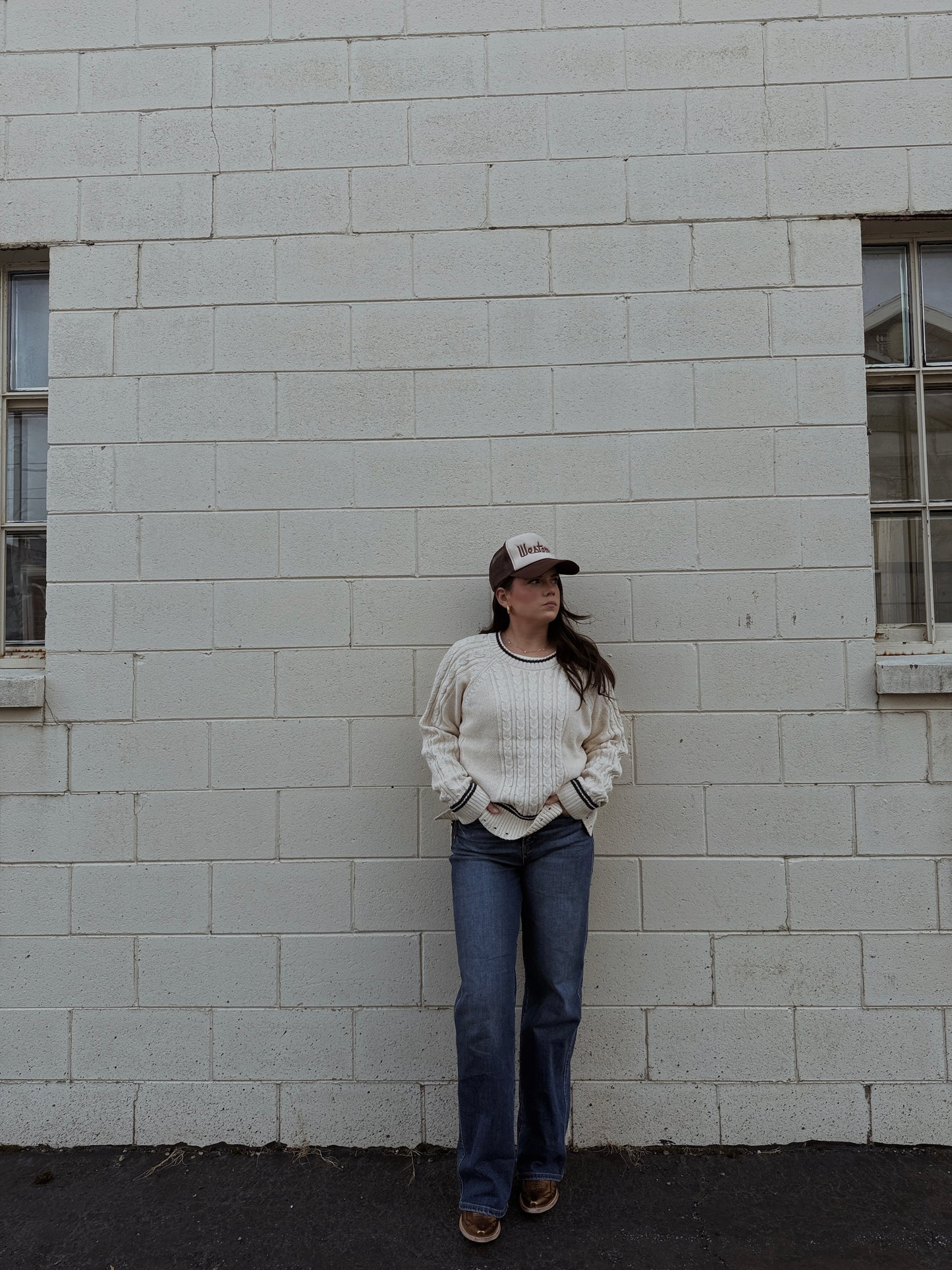 Frost Cable Knit Sweater