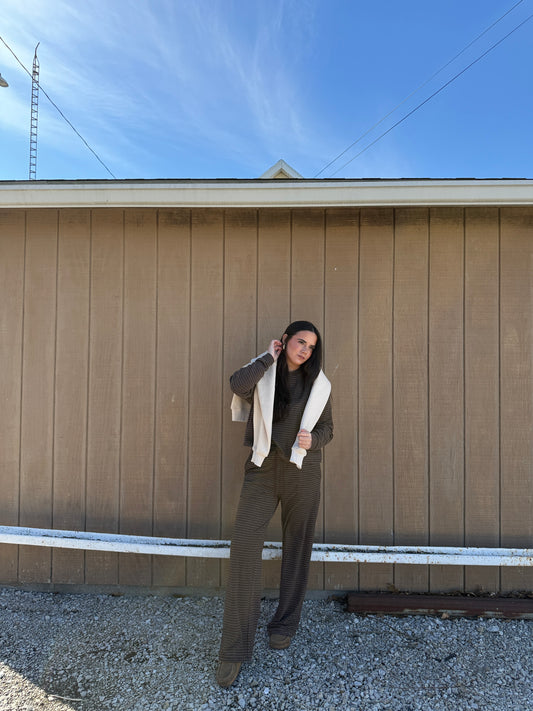 Allie Striped Lounge Pant