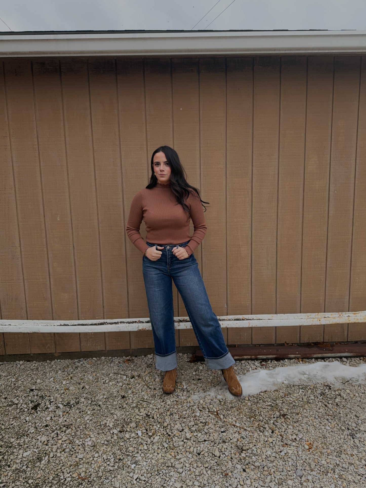 Everyday Ribbed Layering Top