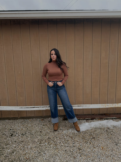 Everyday Ribbed Layering Top