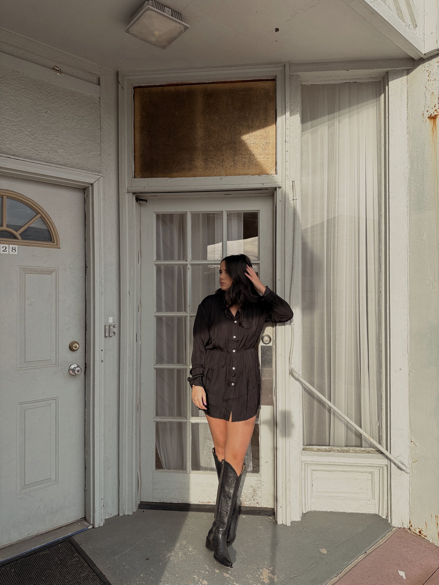 The Midnight Silk Romper