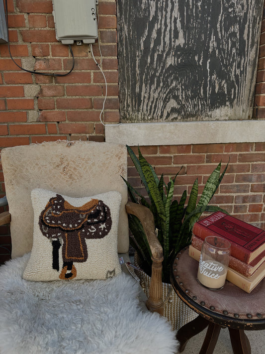 SADDLE UP || throw pillow