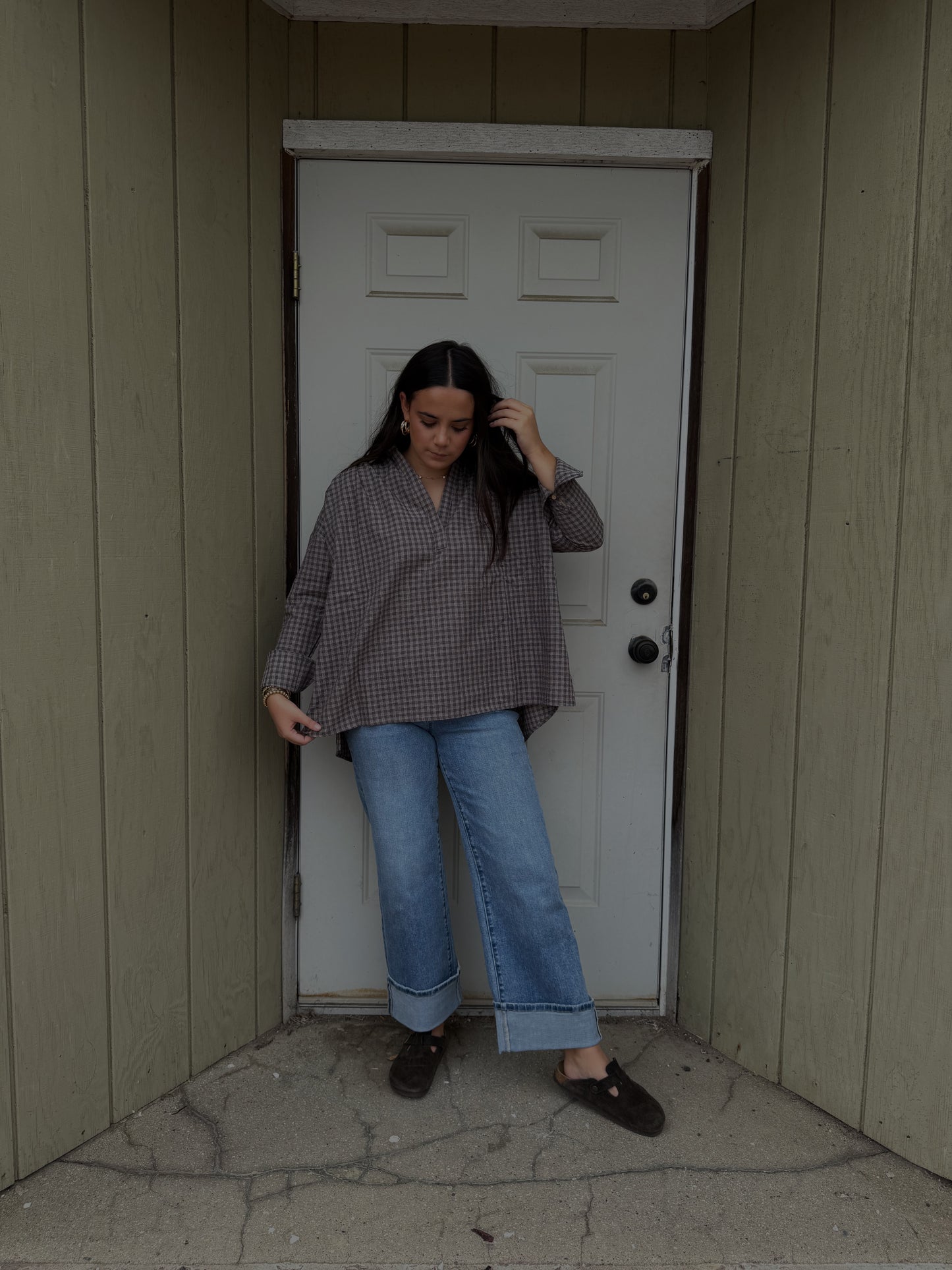 Hollis Flannel Blouse