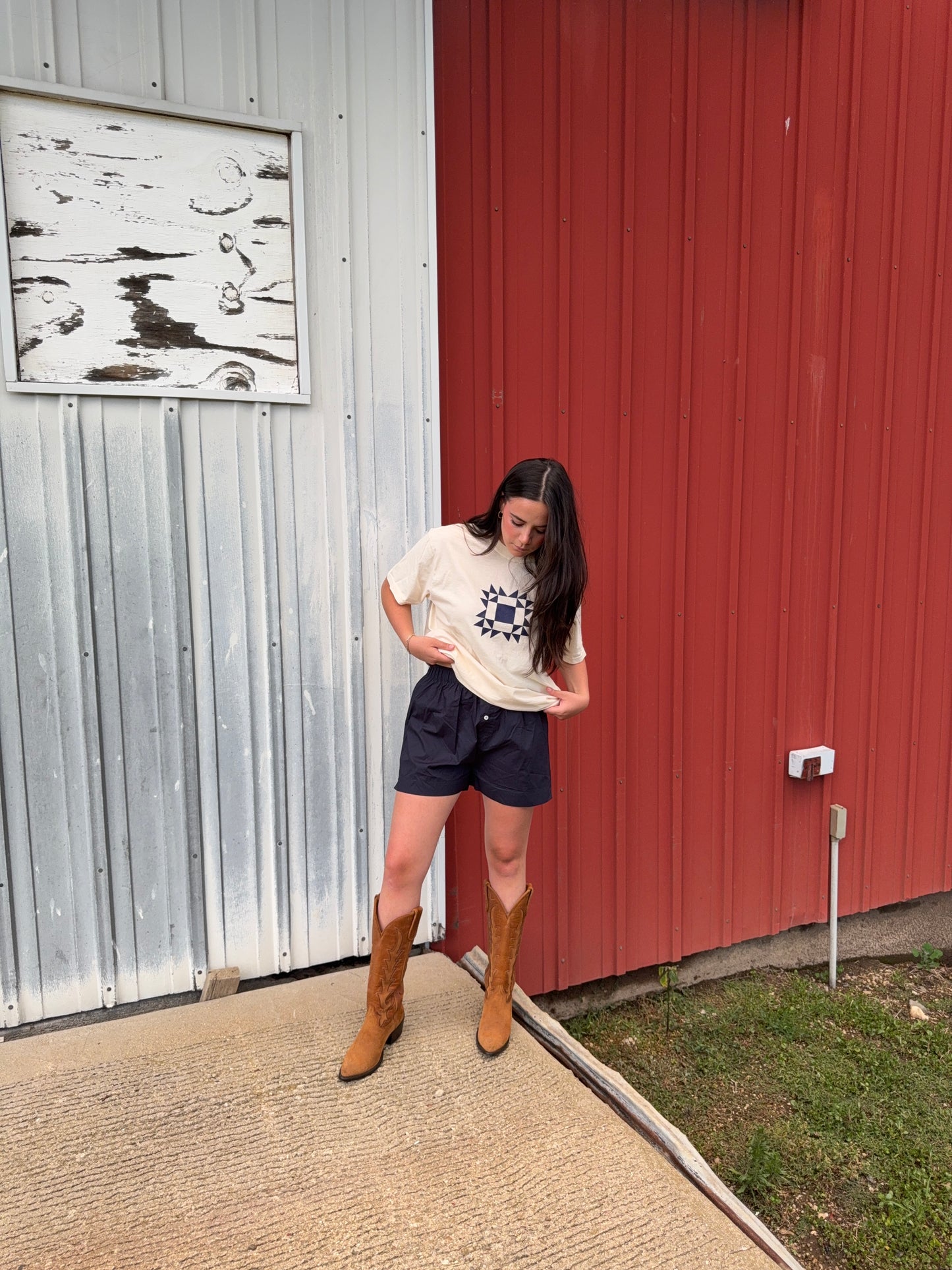 Woven Cotton Shorts
