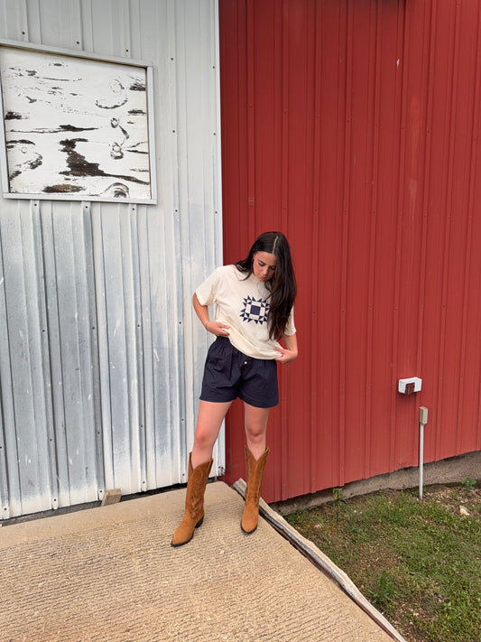 Woven Cotton Shorts