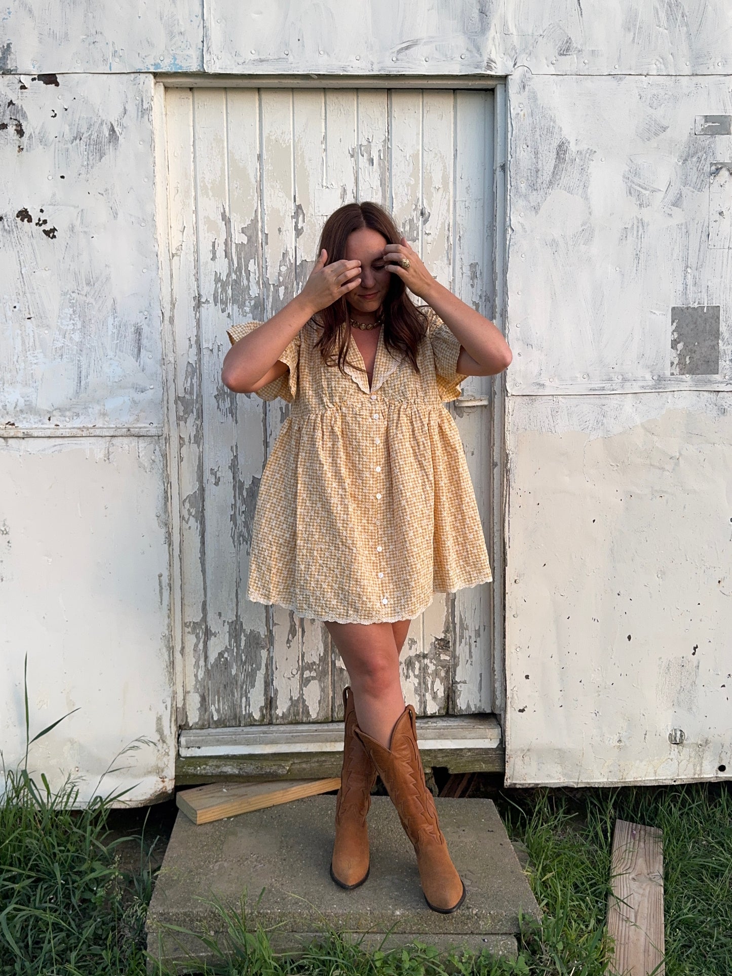 Sunny Days Gingham Dress