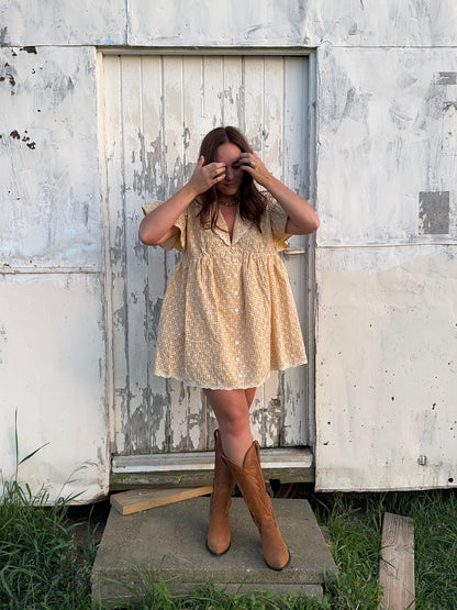 Sunny Days Gingham Dress