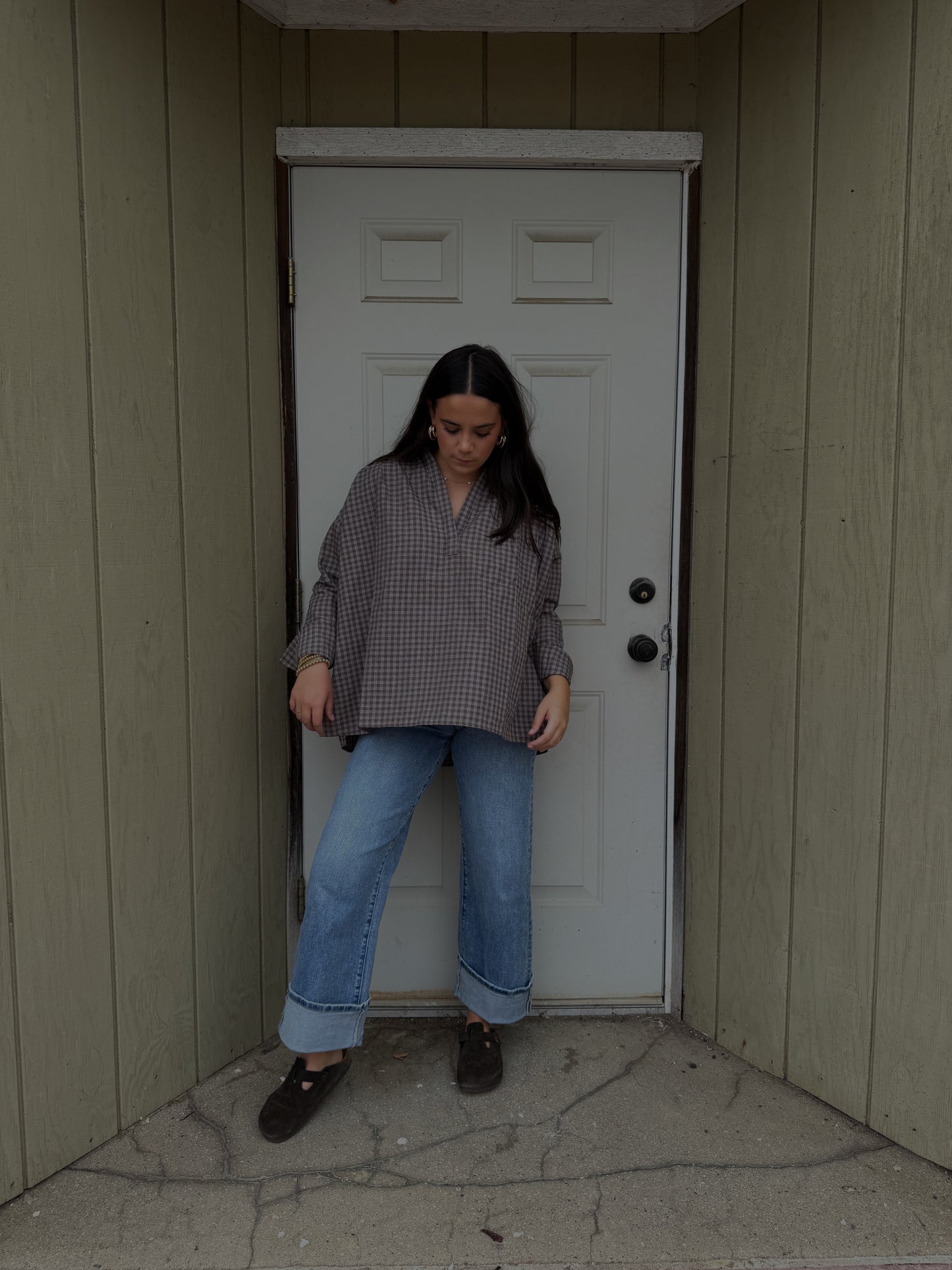 Hollis Flannel Blouse