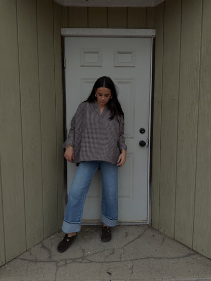 Hollis Flannel Blouse