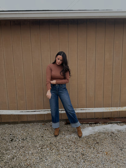 Everyday Ribbed Layering Top