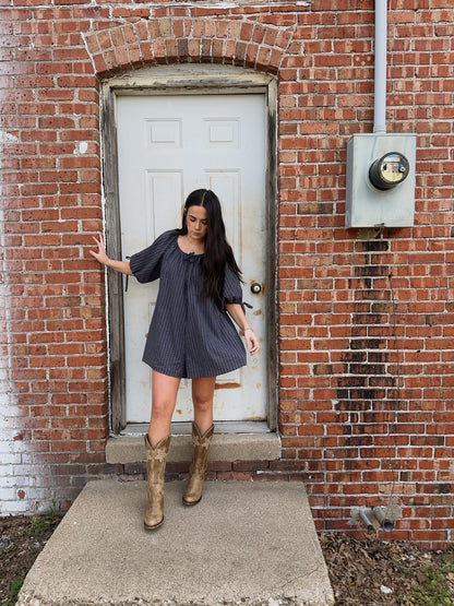 Nellie Striped Romper