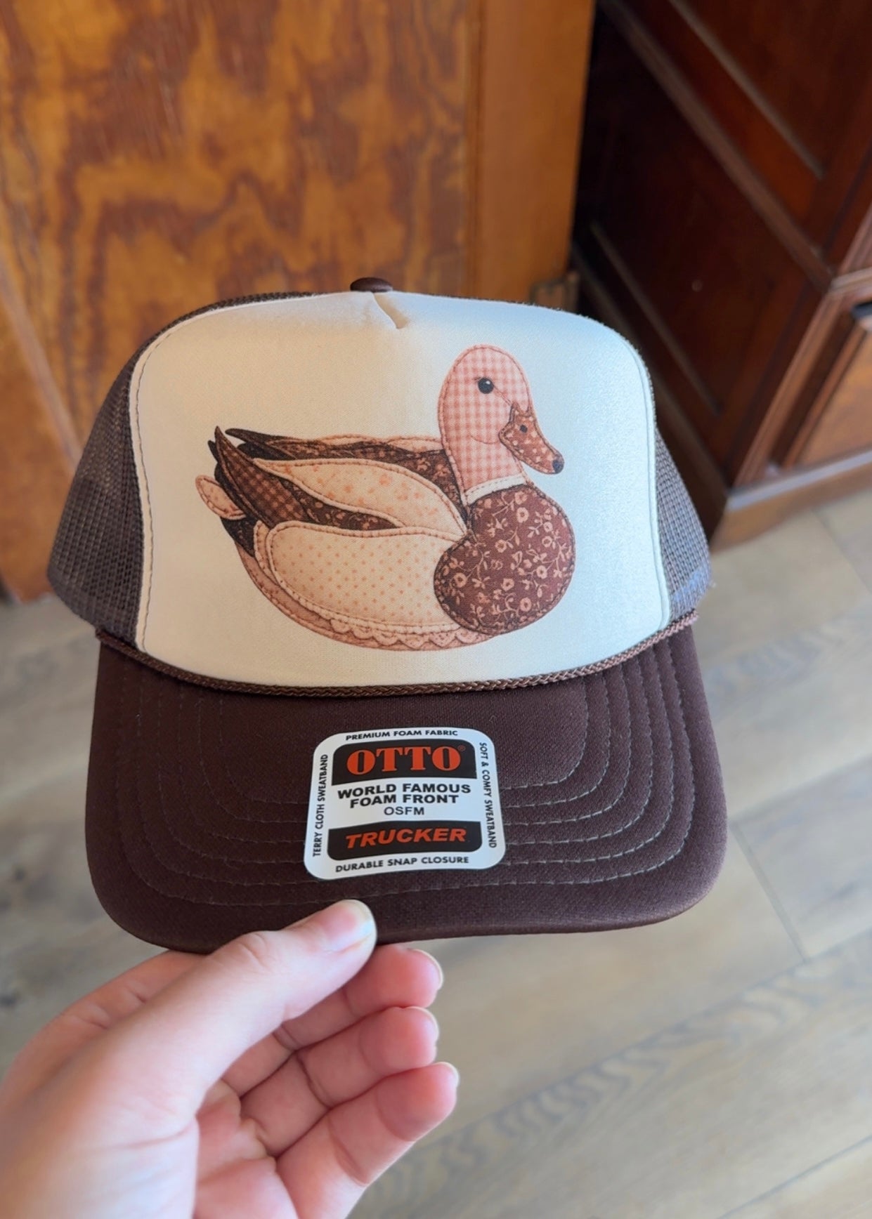 Quilted Duck Trucker Hat