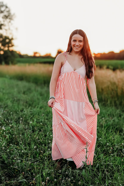 Ella Striped Maxi Dress