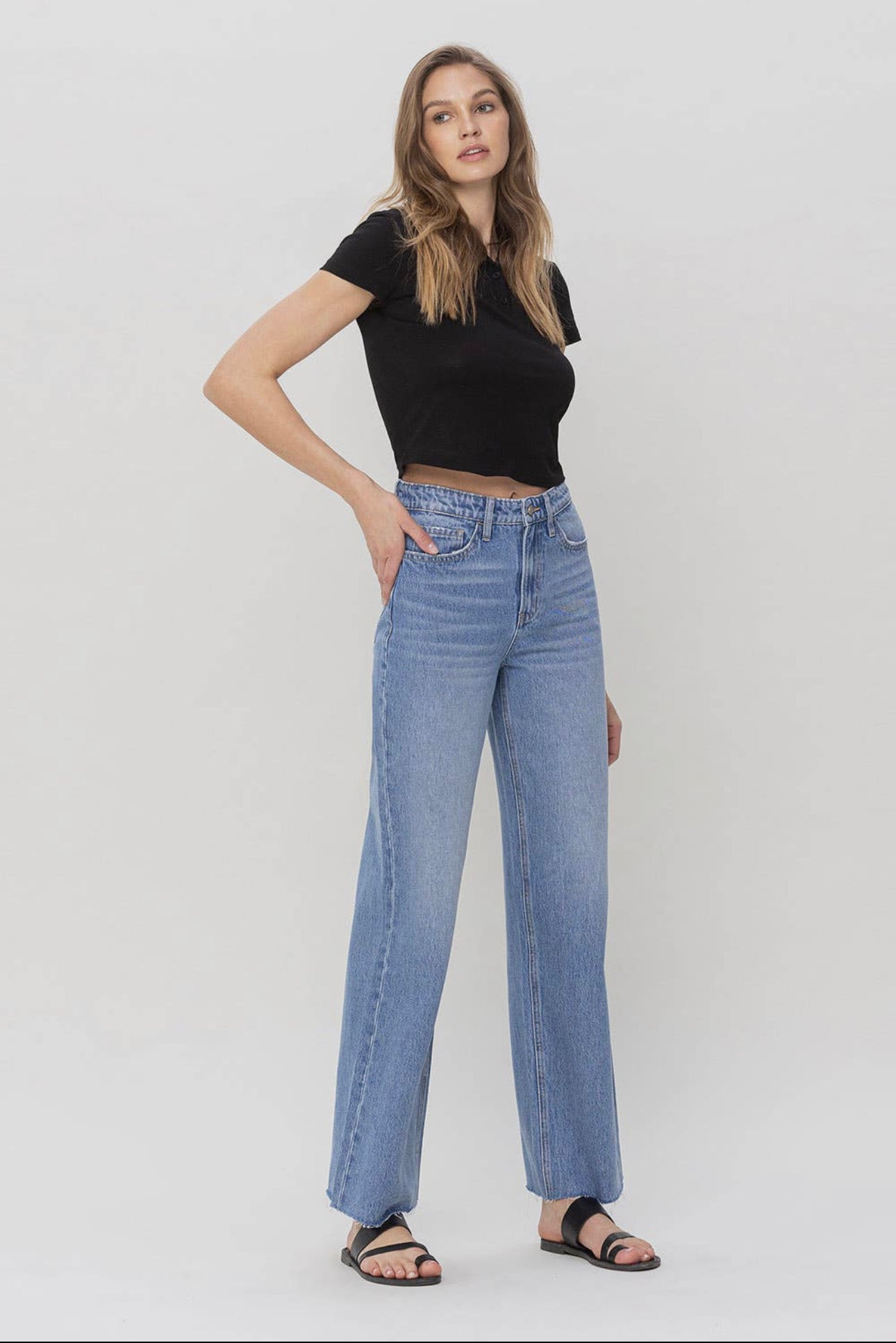 Vervet: 90’s Vintage Super High Rise Loose Jeans