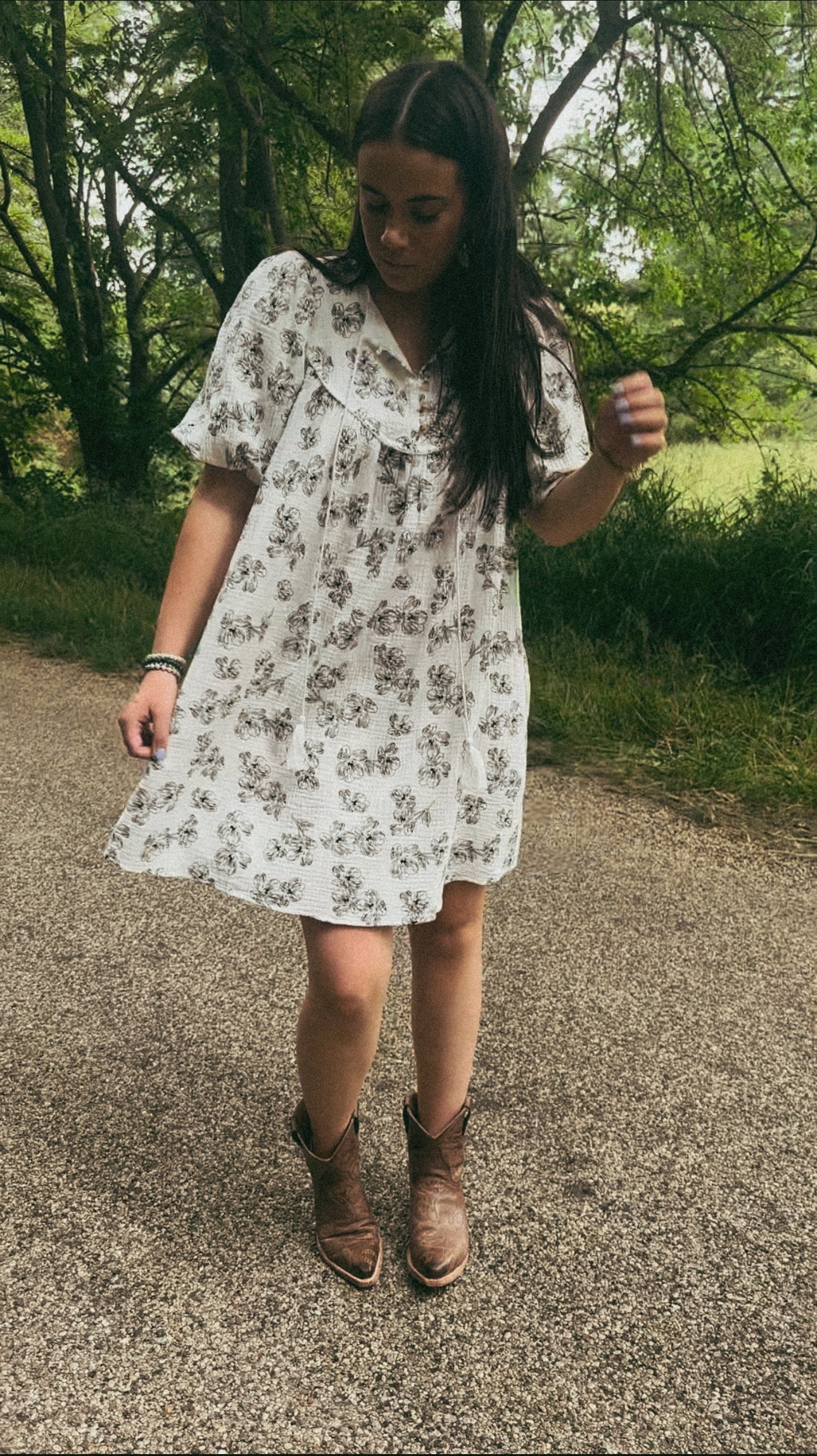 Pearl Floral Dress