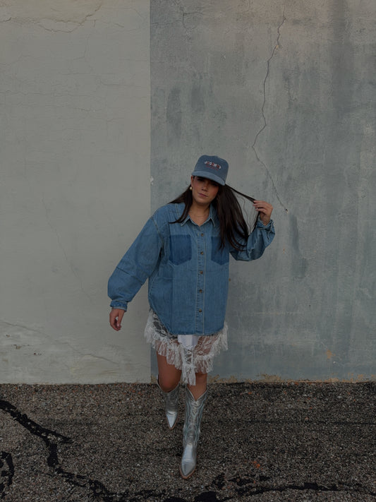 Wyatt Burnout Denim Shirt
