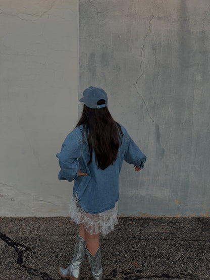 Wyatt Burnout Denim Shirt