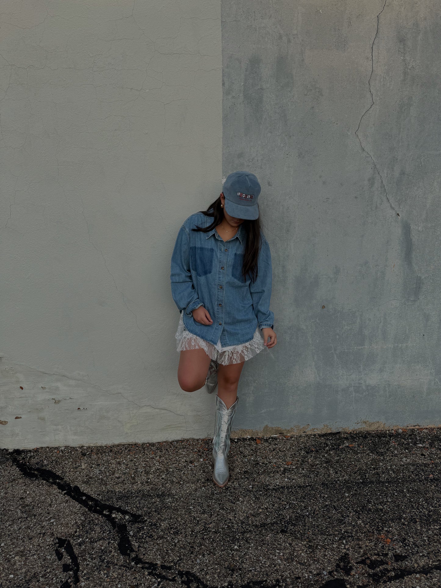 Wyatt Burnout Denim Shirt