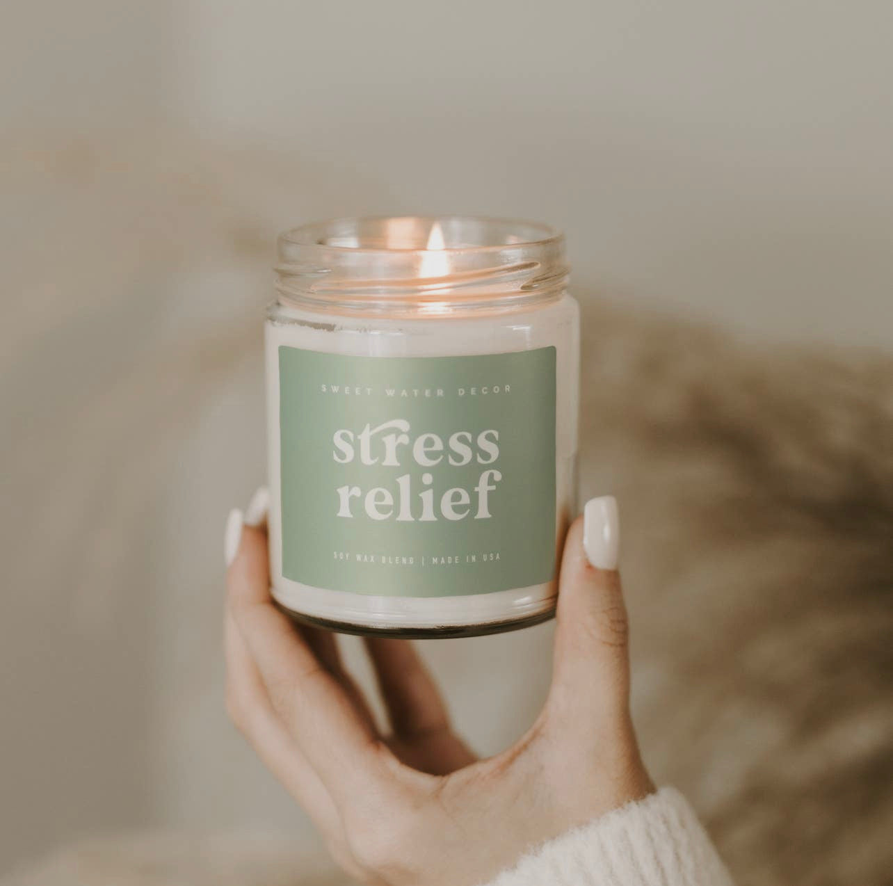 Stress Relief Soy Candle