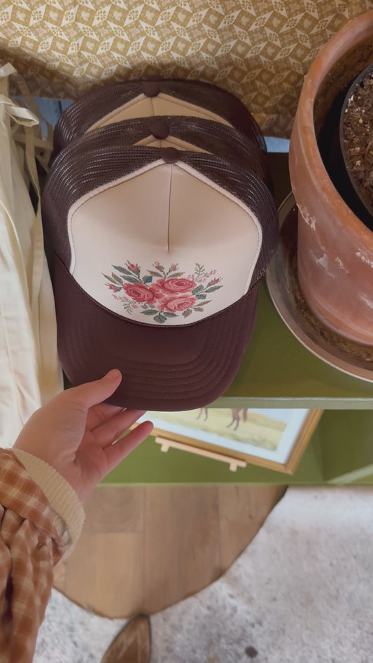 Cross Stitch Trucker Hat